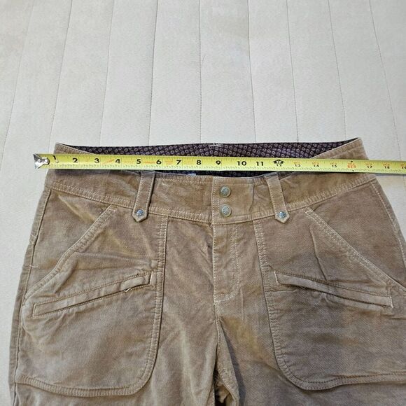 Athleta Corduroy Velvet Outdoor Pants Jeans Women Size 12P - Picture 10 of 14